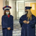 WI Virtual Learning graduates in hallway