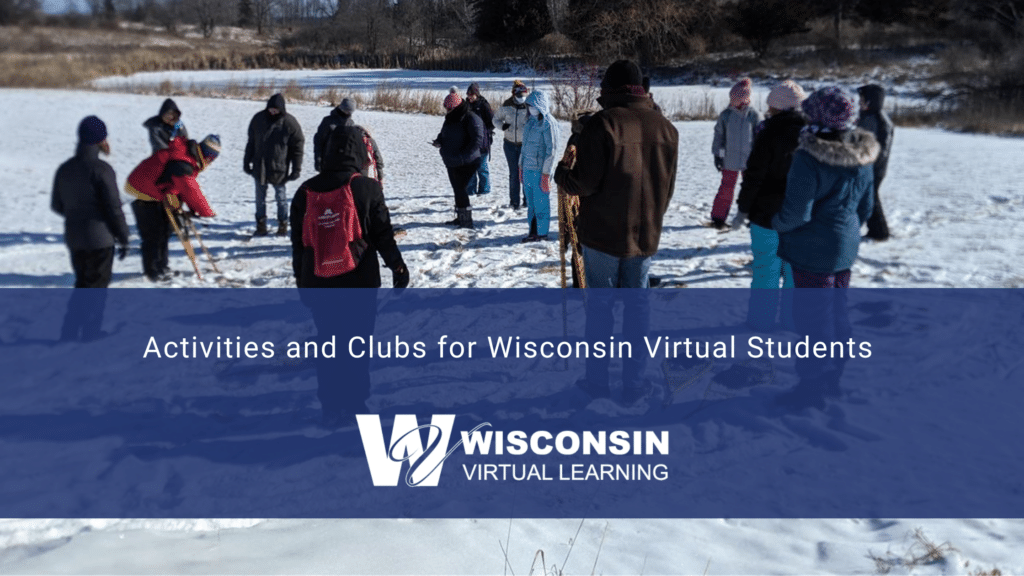 Wisconsin Virtual Students during outdoor activity