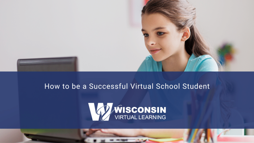 Virtual School Student on laptop